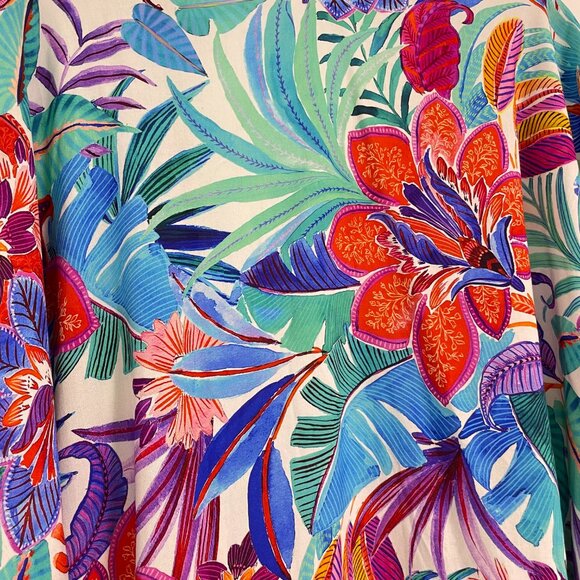 *La Blanca Tropics Of Tropez Kimono Swim Cover Up One Size - Picture 12 of 12